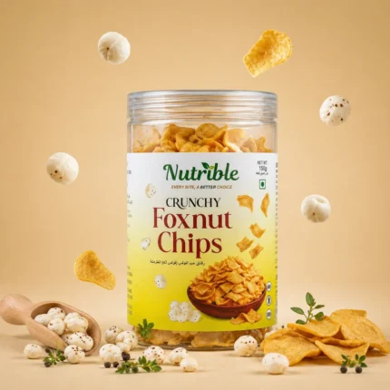 Baked Foxnut (Makkhana) Chips | Vegan | Gluten Free