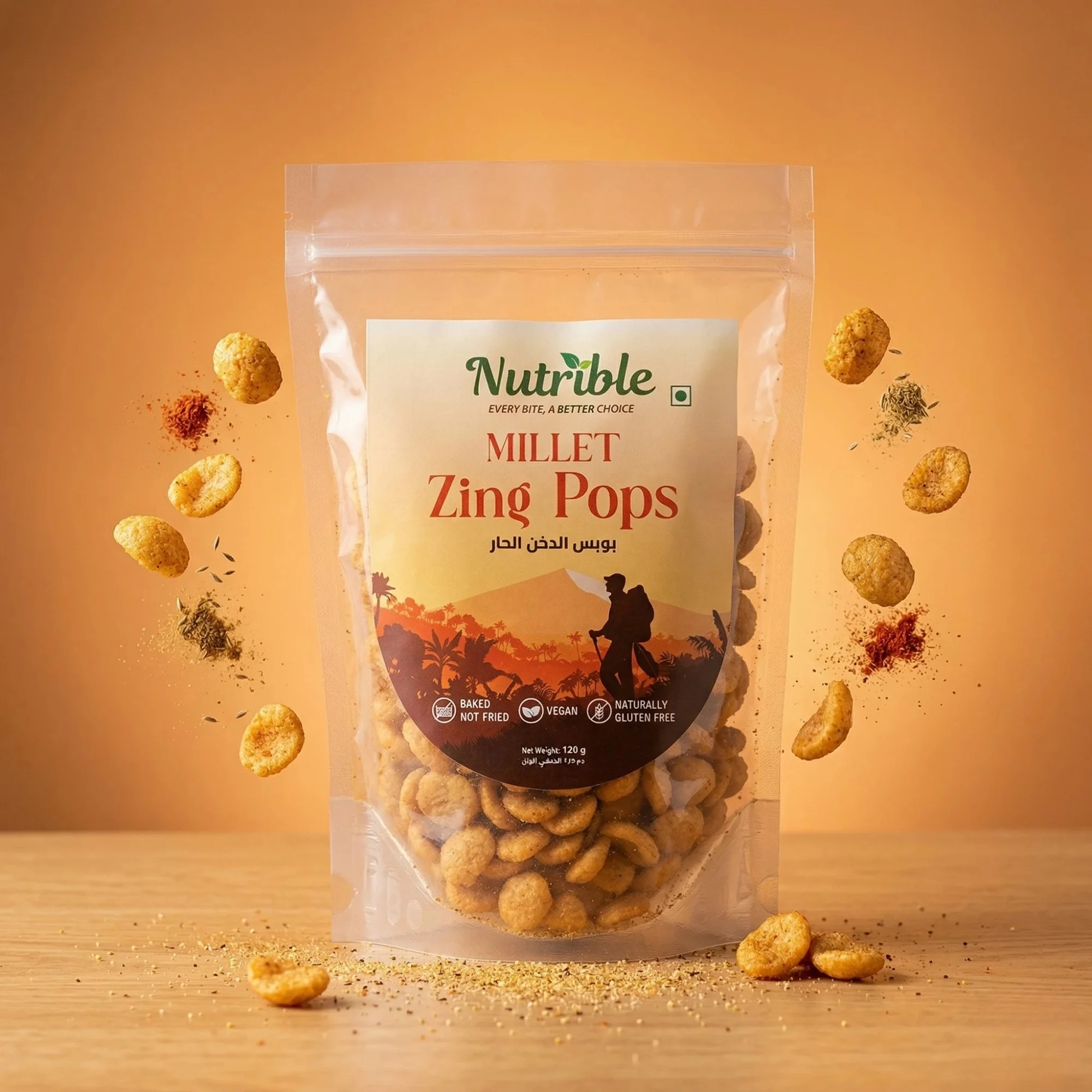 Millet Zing Pops Millet Zing Pops | Baked | Vegan | Gluten Free - Image 1