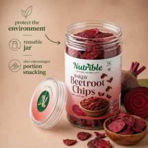 Baked Beetroot Chips | Vegan | Gluten Free | No Artificial Flavors - Image 5