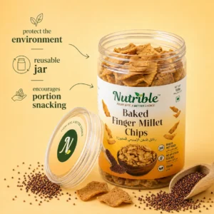 Baked Finger Millet (Ragi) Chips | Vegan | Gluten Free | No Artificial Flavors - Image 5