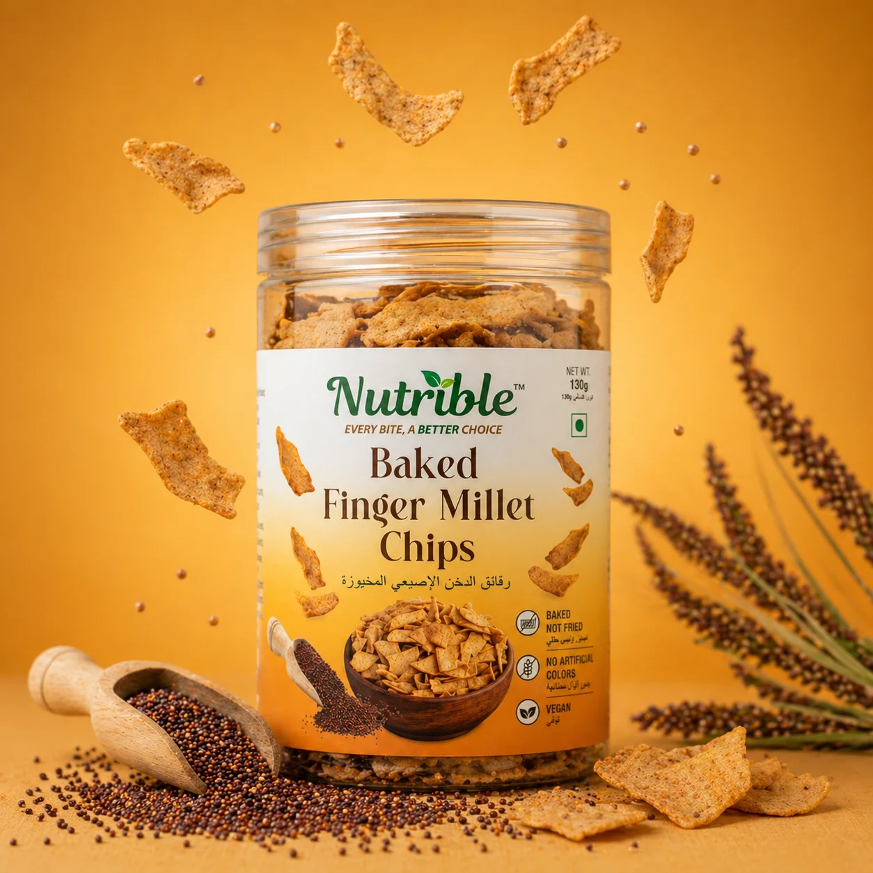 Ragi Jar Baked Finger Millet (Ragi) Chips - Image 1