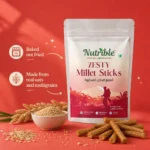 Zesty Millet Sticks | Baked | Vegan | Gluten Free