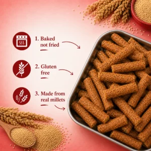 Zesty Millet Sticks | Baked | Vegan | Gluten Free - Image 2